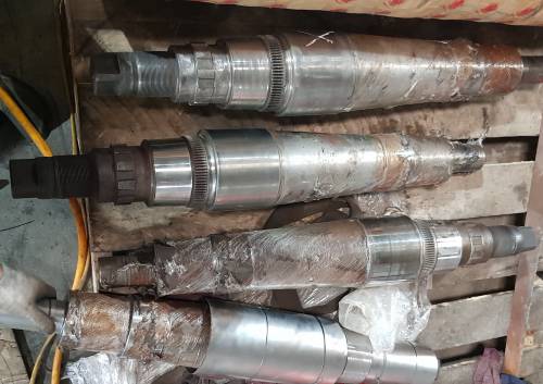 Phun phủ kim loại phục hồi trục Mandrel Block máy cán